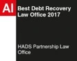 The Best Debt Recovery Law Office 2017 — Acquisition International