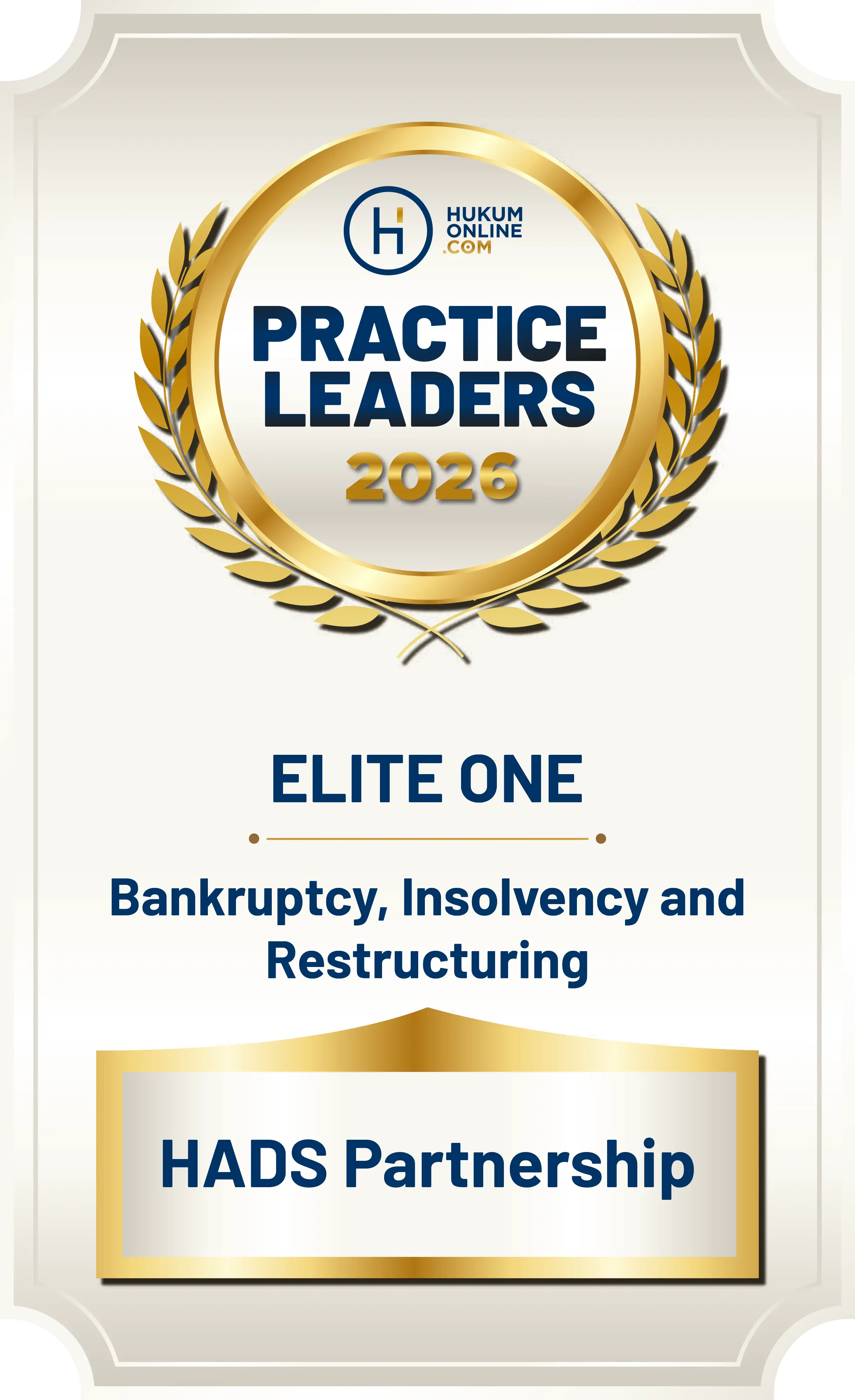 Practice Leaders — Bankruptcy, Insolvency and Restructuring 2026 — Hukumonline